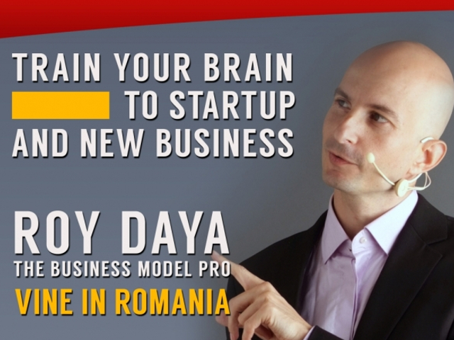 Roy Daya, The Business Model Pro – Prima data in Romania train your brain