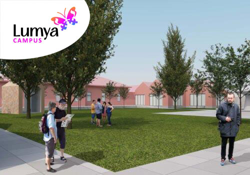 Campusul Lumya se extinde! O suprafață suplimentară de 11.500 mp alocată pentru școala profesională și baza sportivă destinate persoanelor cu autism Campus