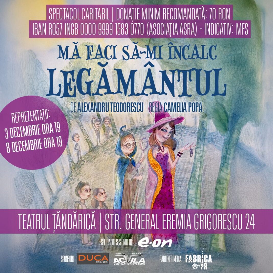 „Mă faci să-mi încalc legământul”, piesa caritabilă a copiilor de la Mia’s Children, sprijiniți de regizoarea Camelia Popa Mia's Children